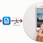 How to convert pictures to pdf on an iphone
