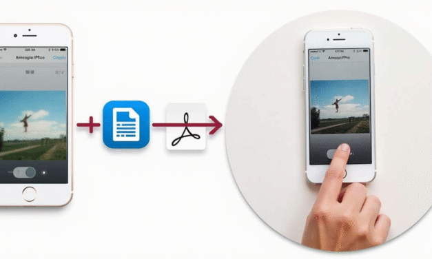 How to convert pictures to pdf on an iphone