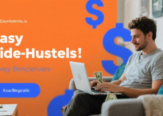 Easy Side Hustles for Beginners: Make Money from Home in 2025