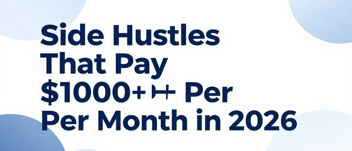Side Hustles That Can Pay $1000+ Per Month in 2026