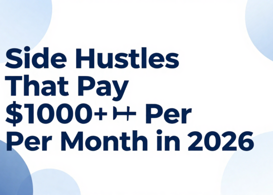 Side Hustles That Can Pay $1000+ Per Month in 2026