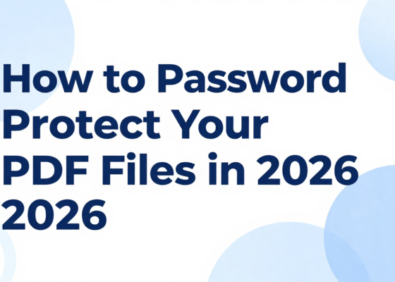 How to Password Protect Your PDF Files in 2026