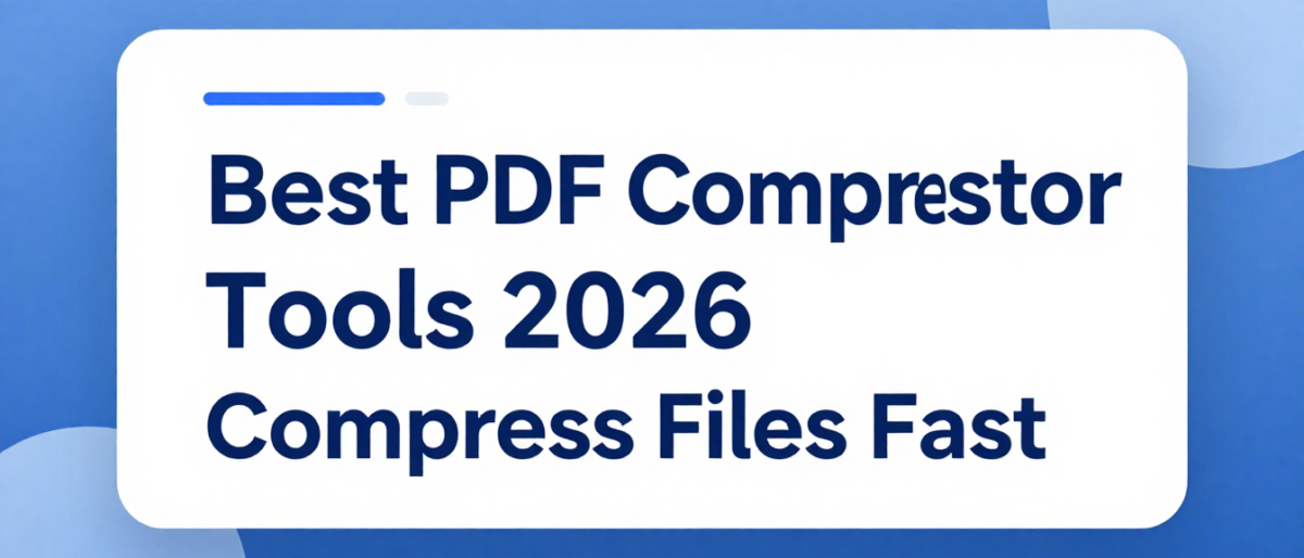 Best PDF Compressor Tools 2026 – Compress Files Fast