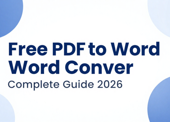 Free PDF to Word Converter – Complete Guide 2026