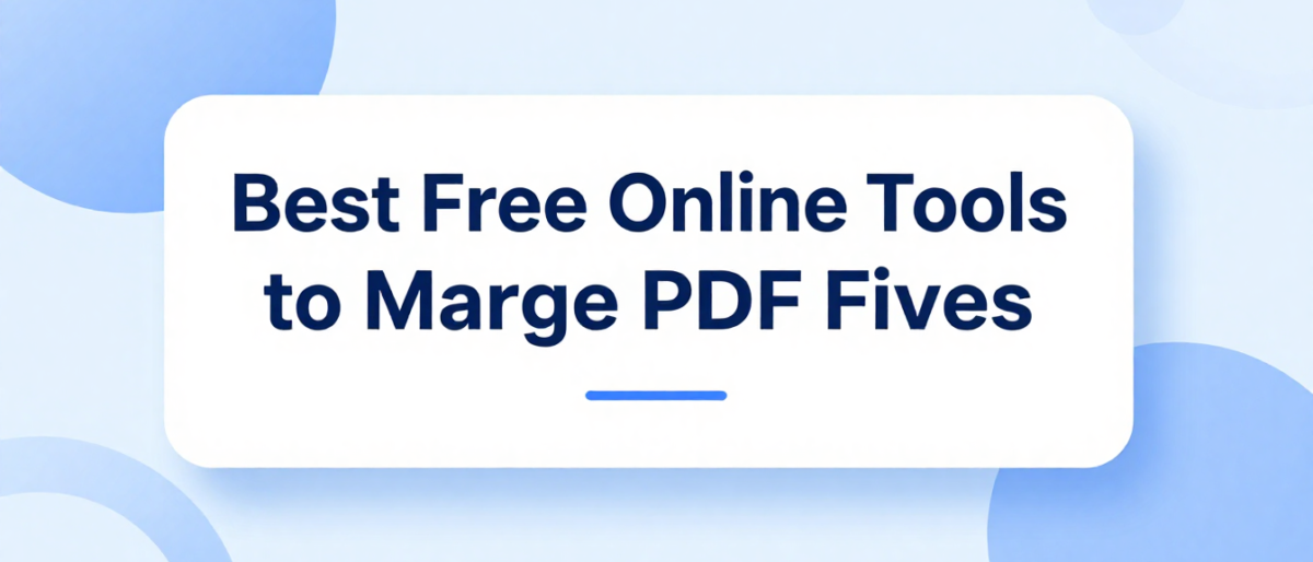 Best Free Online Tools to Merge PDF Files