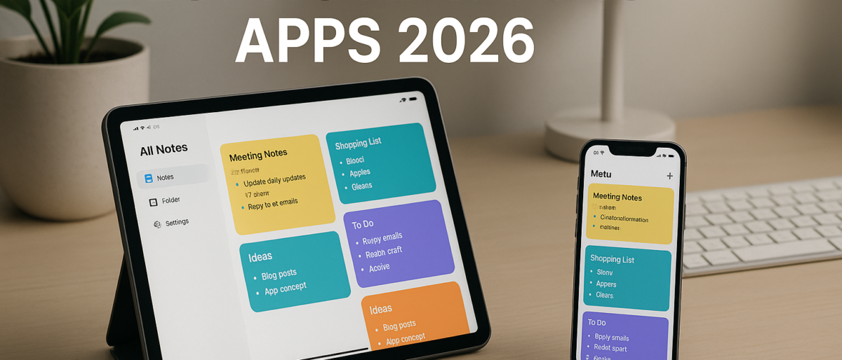 Best Note Taking Apps 2026: Free Tools to Stay Organized